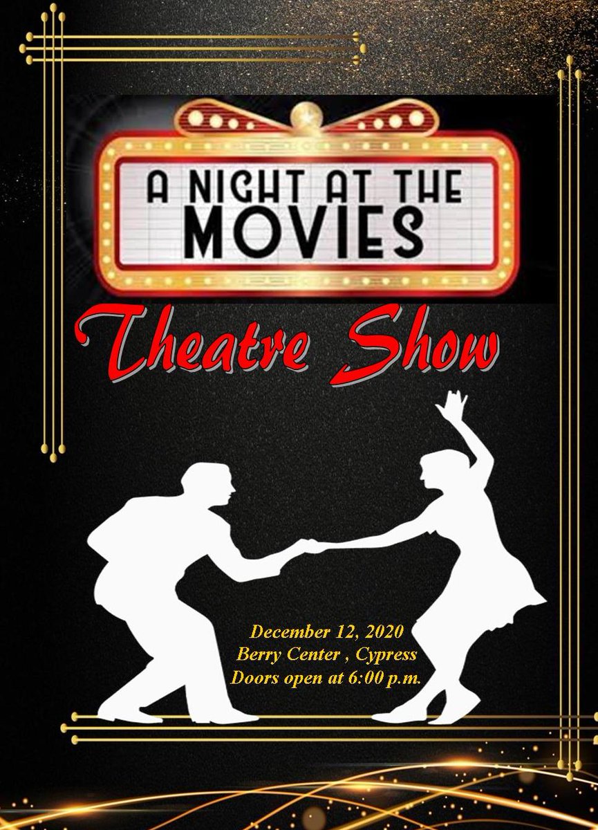 AM_Memorial's tweet image. Hello Dancers,
We hope everyone is having a great Friday!
Tomorrow we will be having our "Night At the Movies" Theatre Show at the Berry Center in Cypress, Tx.
Come out and Support your fellow Dancer Peeps!
With that being said that, the Studio will be CLOSED tomorrow!