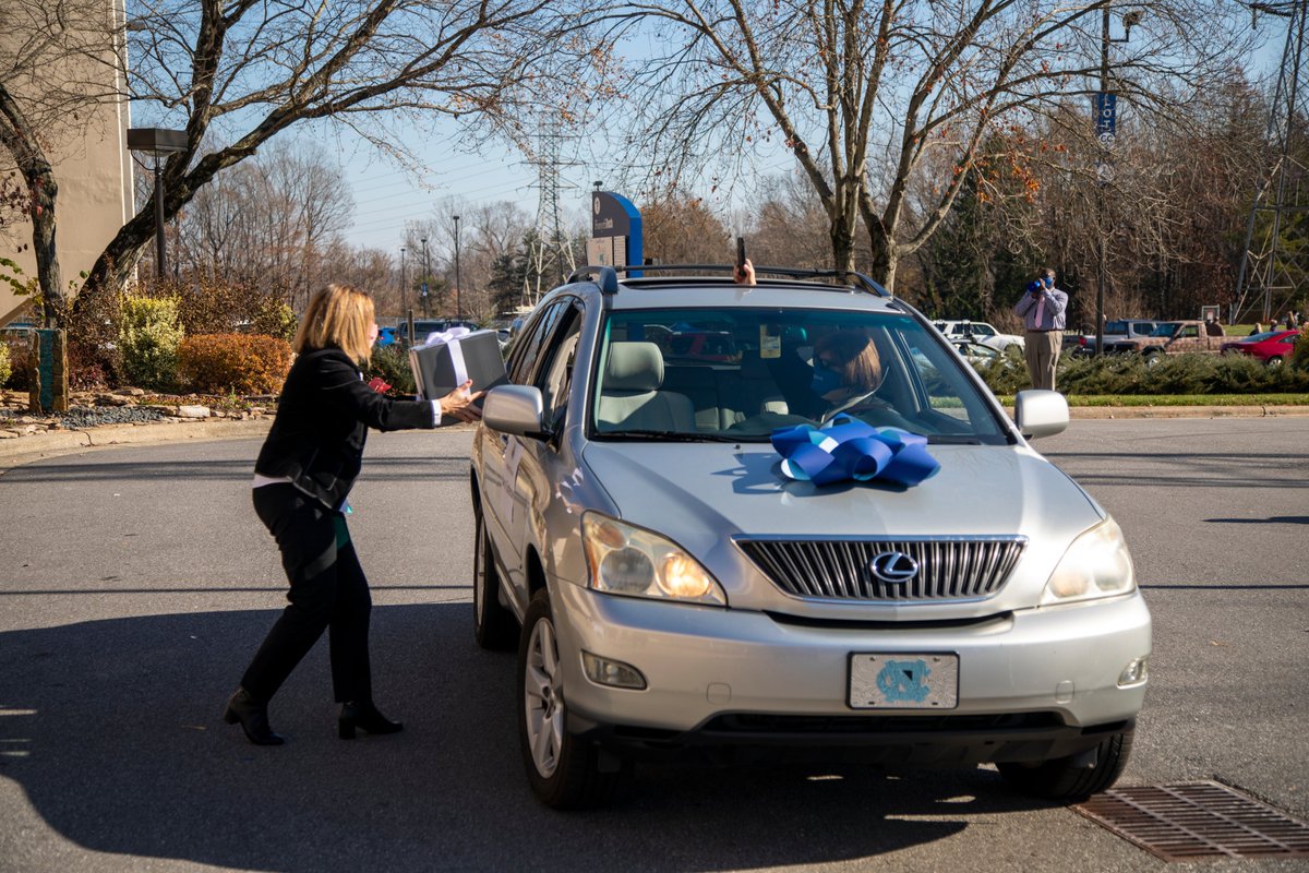 ForsythTechCC's tweet photo. We celebrated 20 retirees today with a Drive-Through Parade! We're so thankful for these amazing faculty and staff and wish them well as they embark on this new journey of life. We will miss you so much!! #APlaceOfPromise #ForsythTechStrong https://t.co/fnHCBJEfvZ