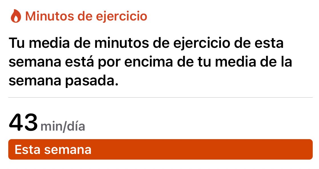 Acabo de terminar el entrenamiento de hoy, wooooo, ha sido una semana dura pero muy gratificante 😊👍🏼