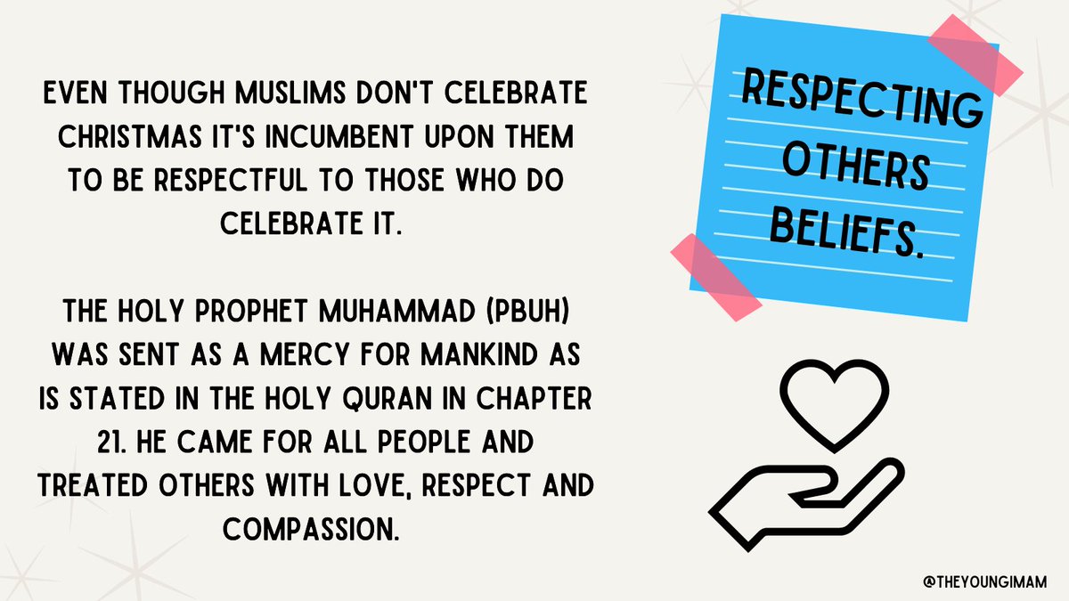Respecting others beliefs. 6/6