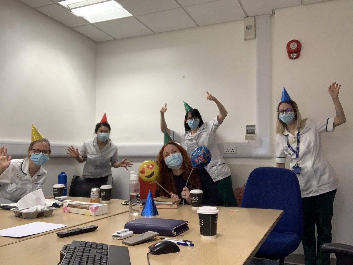 Wishing our lovely <a href="/ais_d/">aisy d</a> a very big happy birthday on her last day here <a href="/RoyalFreeNHS/">Royal Free London</a>! We are going to miss you so much, Belfast are lucky to have you! <a href="/RFTherapyTeam/">RFTherapyServices</a> @debs_OT <a href="/Charlene_Allen1/">Charlene Allen</a> <a href="/Glacksie/">Rosie Skrypak</a>