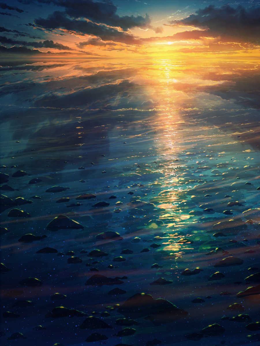 画师jw 迟暮の沙石 私は故郷の海辺の日没と砂石に夢中です 画师jw 迟暮の沙石 私は故郷の海辺の日没と砂石に夢中です