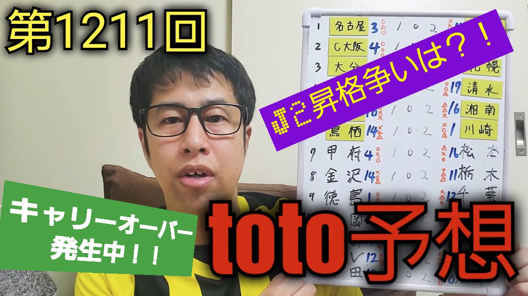 ウエストランド井口 今回大チャンス Jリーグ Toto Toto予想 Toto予想 第1211回toto予想 連続 キャリーオーバー発生中 最後の高額配当チャンス Jリーグ T Co Vuzyv0pkac T Co 8sn6xrlbwb Twitter
