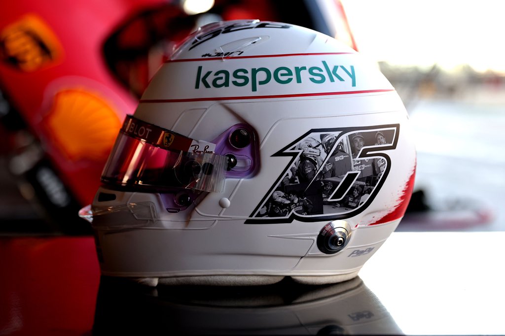 Charles Leclerc On Twitter New Helmet For The Last Race Of The Season Danke Seb Let S Make This Last Race A Good One