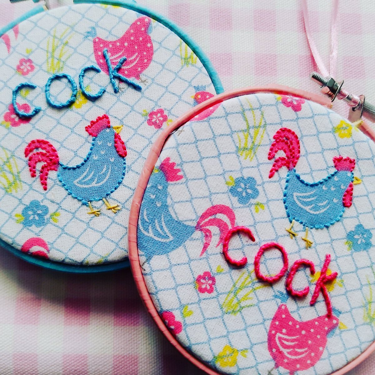 sBookyGhoul's tweet photo. #embRUDEry #embRUDEryStore #politereminder #cockerelsofinstagram #cockerel #handmade #handembroidered #embroideryfloss #embroiderystitches #embroiderersofinstagram #artistaofinstagram #giftideas #giftware #madewithlove❤️ #madeinkent #ukcreatives #handmadeisbetter https://t.co/4XSd7rhZ57