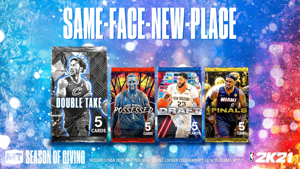 Nba 2k21 Myteam On Twitter Locker Code Use This Code For Either A Double Take Possessed Nba Draft Or Nba Finals Pack Available For One Week Https T Co 6ejnzyiqg9