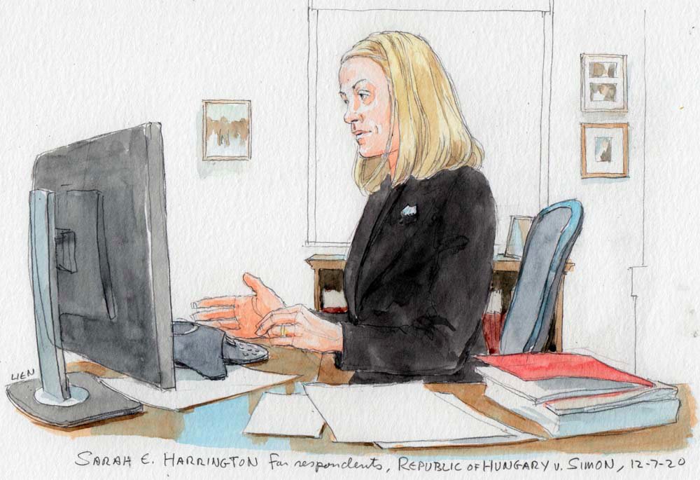 Would you hold the phone to your ear like Professor Bryan Garner? Go with the Britney Spears headset like  @KannonShanmugam?Use the speaker like  @SEHarringtonDC?P.S. You can see more from  @Courtartist on our insta:  https://www.instagram.com/scotus_blog/ 