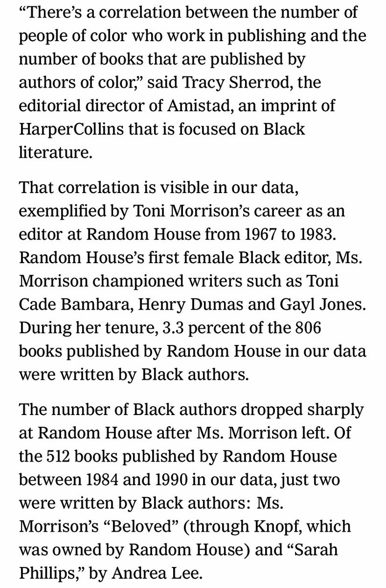 Say it louder for people in the back:Hire Black editors. HIRE BLACK EDITORS.