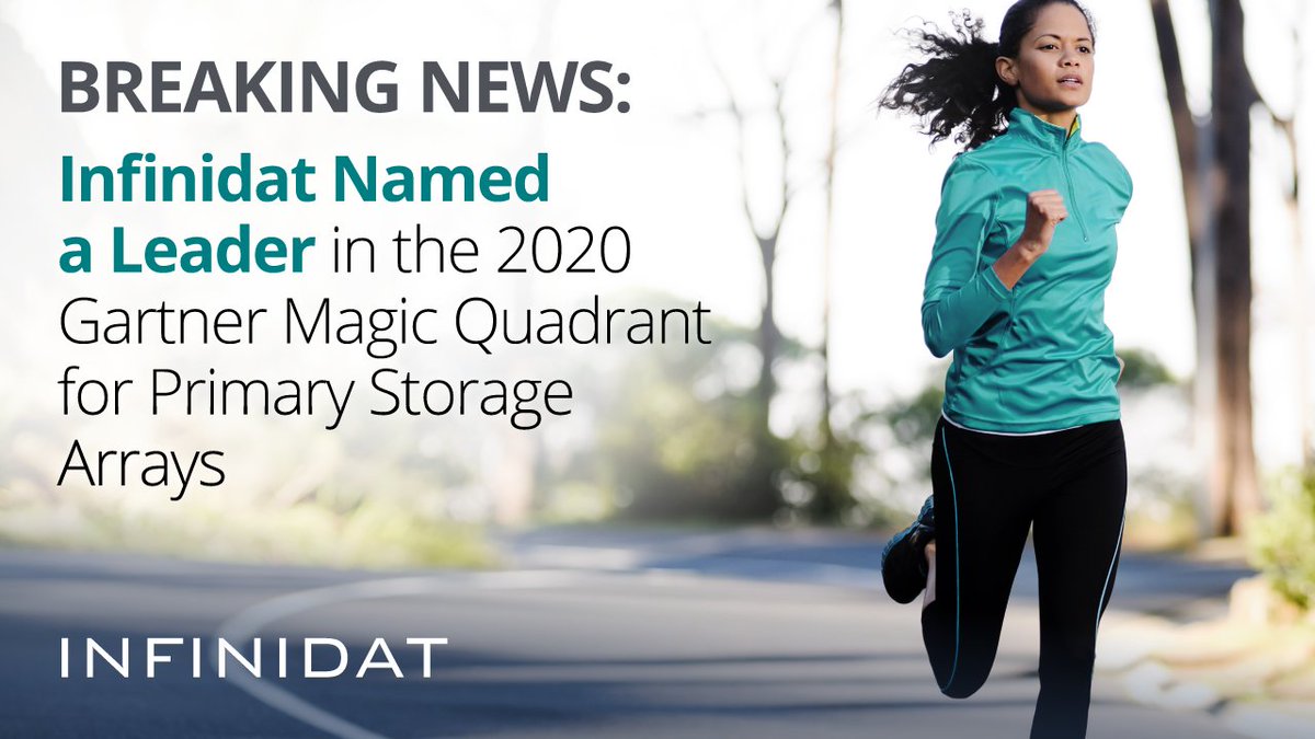 WebsterKeith's tweet image. The secret is finally out! Infinidat has been named a Leader by @Gartner_inc in the 2020 Magic Quadrant for Primary Storage Arrays for the second year in a row! 
Read the full report to learn more: okt.to/ckDdVP