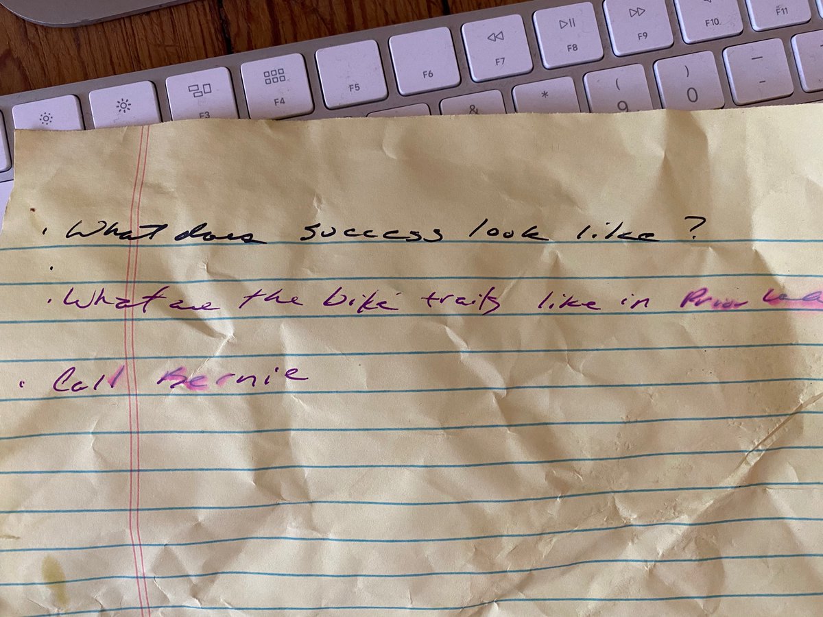 MarthaKranes's tweet photo. To-do list for 2020?
#alleyfinds #todolist #callbernie
• What does success look like?
• What are the bike trails like in Prior Lake?
• Call Bernie https://t.co/oFsDKixvHH