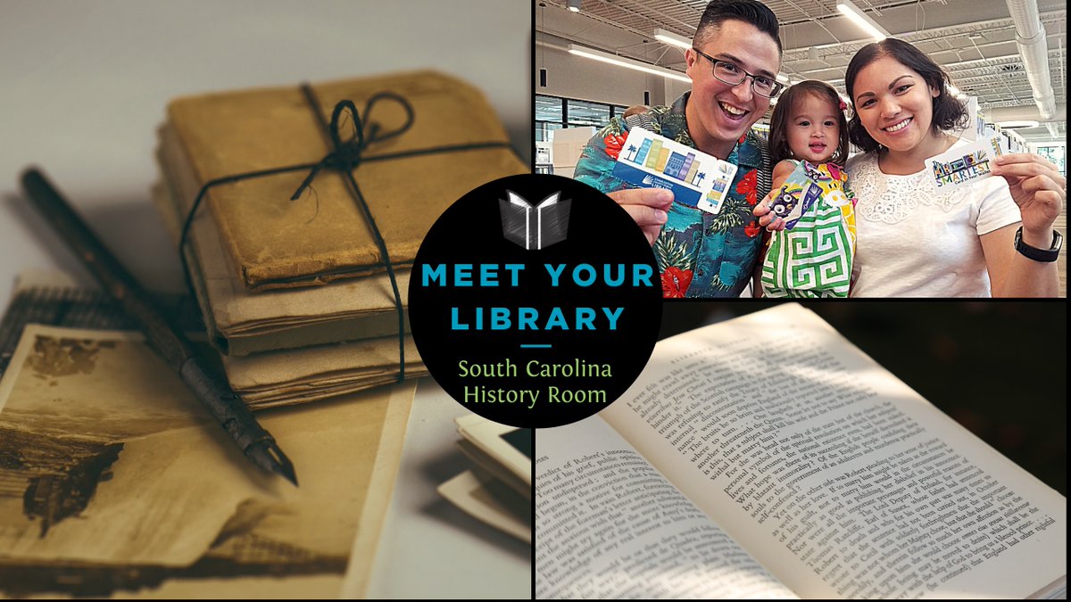 ChasCoLibrary's tweet photo. Whether you're working on a research paper, investigating your family tree, or just learning more about Charleston history for fun, there's a good chance the South Carolina Room at the Main branch has the info you need. WATCH: https://t.co/Fngh4J8prm #ChsReads #MeetYourLibrary https://t.co/t3ekwC1HKW