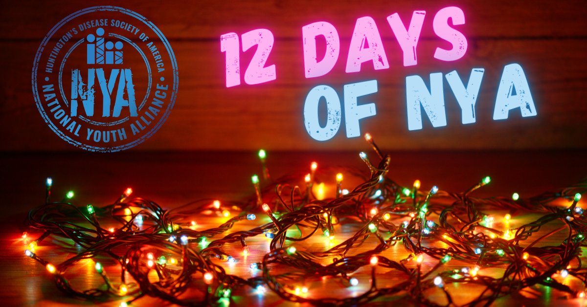 HDSA (@hdsa) on Twitter photo IT IS THAT TIME OF YEAR!
12 Days of NYA starts tomorrow December 12th
Be sure to follow <a href="/HDSANYA/">HDSA's NYA</a> on social media!
#HuntingtonsDisease #LetsTalkAboutHD #HDSAFamily IT IS THAT TIME OF YEAR!
12 Days of NYA starts tomorrow December 12th
Be sure to follow <a href="/HDSANYA/">HDSA's NYA</a> on social media!
#HuntingtonsDisease #LetsTalkAboutHD #HDSAFamily