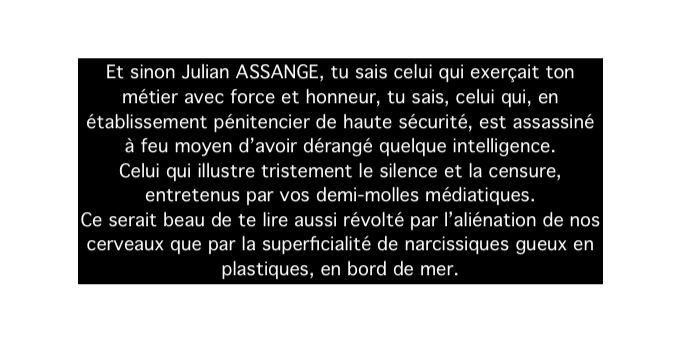 lolabianca5's tweet photo. @Xavche1 #WeAreAllAssange https://t.co/23KE2gCN8L