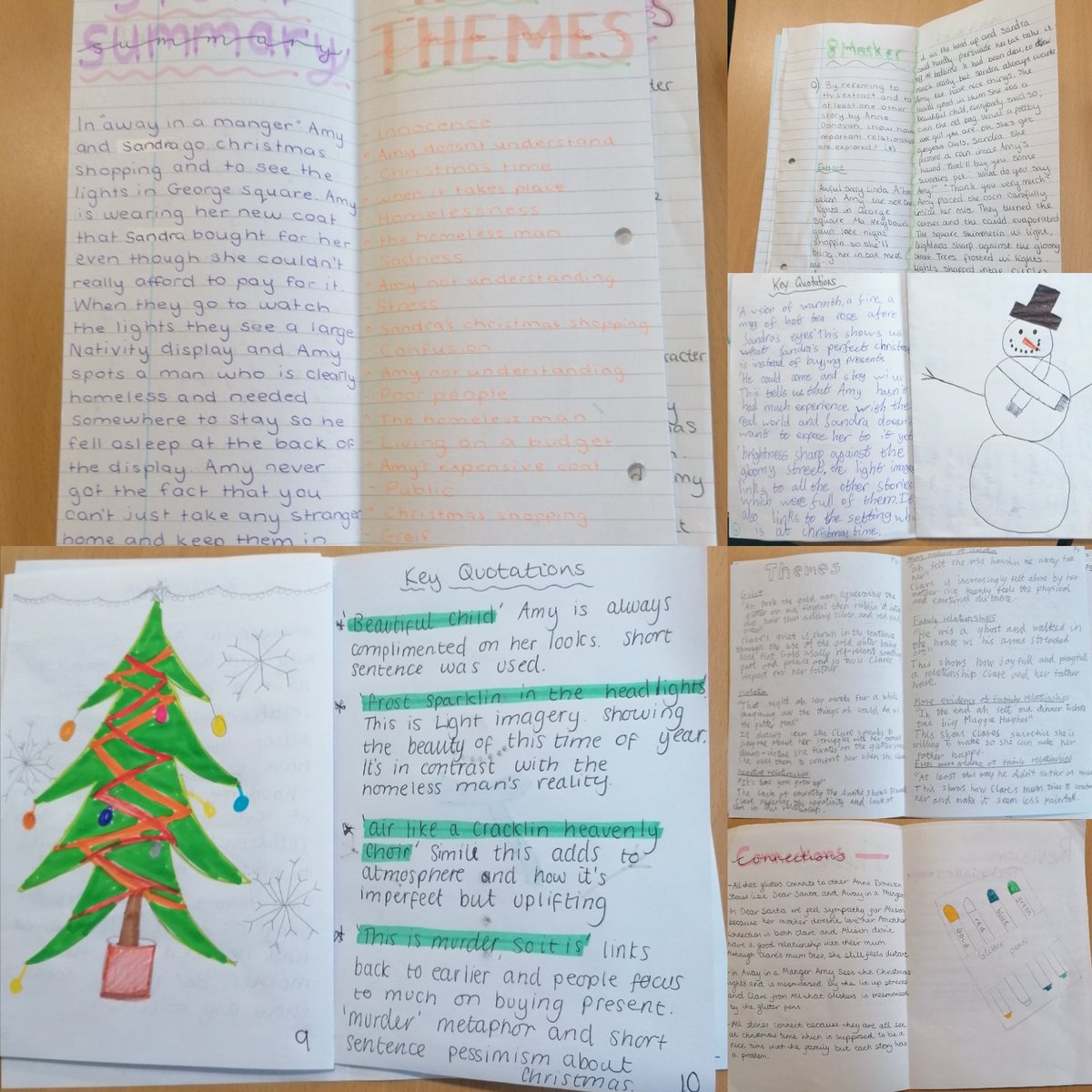 This week my S4 classes did some great #annedonovan #revisionbooklets for their National 5 English #textualanalysis 👏👏👏 @MHS_English @MonifiethHigh