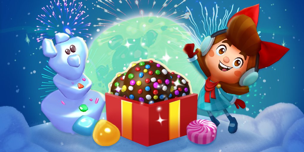 Candy Town is all festive this - Candy Crush Soda Saga