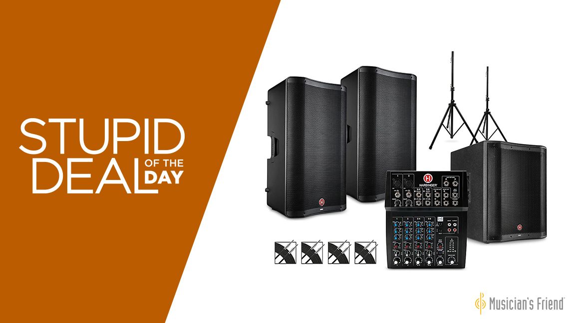 musicians friend pa system