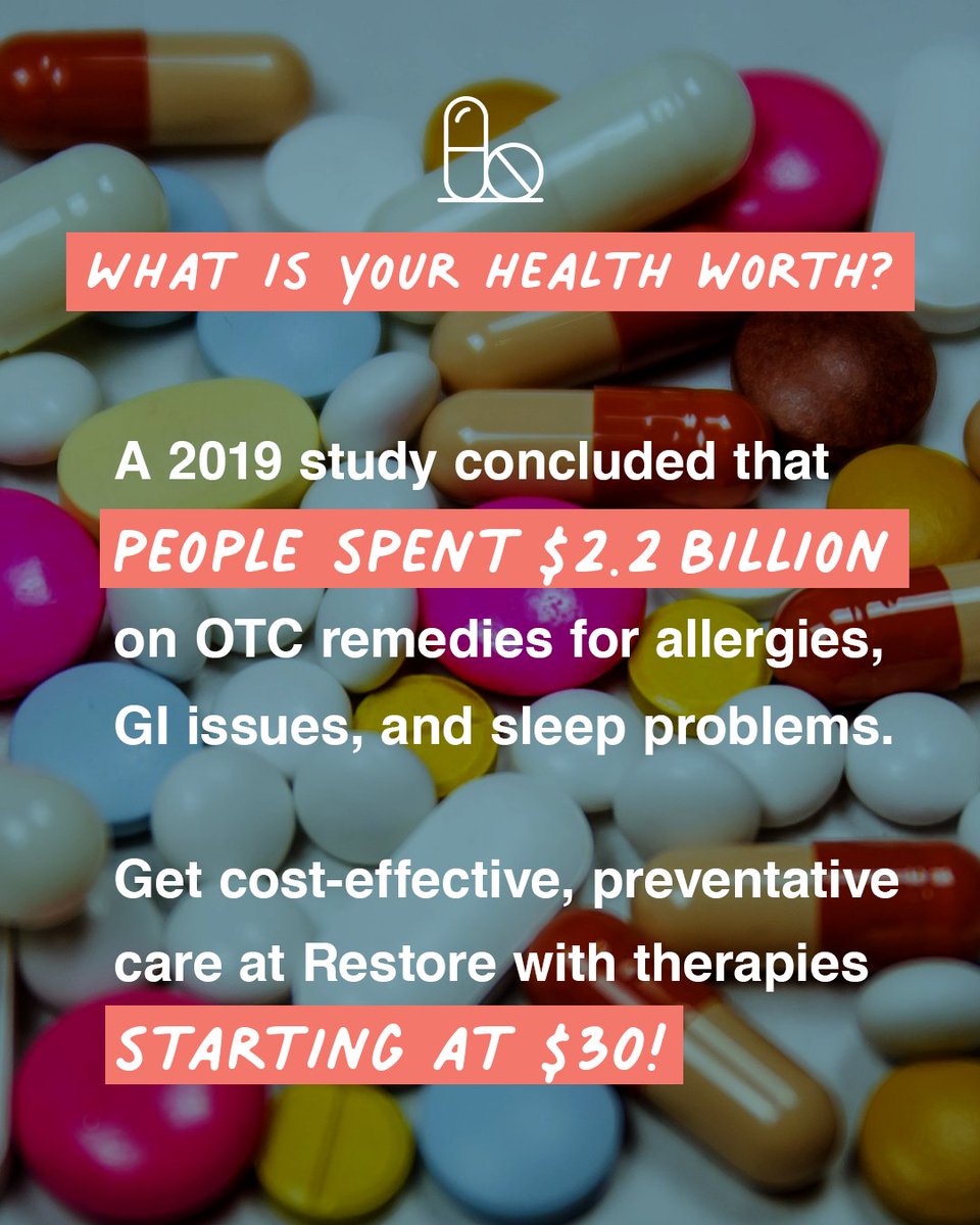 restoredomore's tweet photo. As we finish off 2020 and head into the new year, think about making preventative care a bigger priority. At Restore, we strive to make our wellness services affordable and accessible so you can take control of your health and do more of what you love. 💙 https://t.co/zX2E2ELZn0