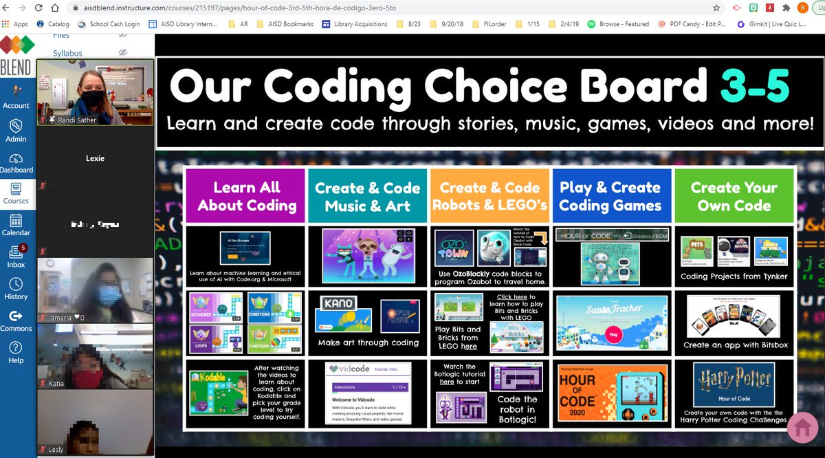 PerezReads's tweet image. The #HourOfCode is in full swing @Perez_Elem. As one 5th grader said, &quot;This is TOO fun!&quot; #csforall #HourOfCode2020 @hourofcode @joshfunkbooks @codeorg @kodable @gotynker @BitsboxKids @BotLogicus @CodeMonkeySTU @Ozobot @LEGO_Education @AustinISD_STEM @vkajones