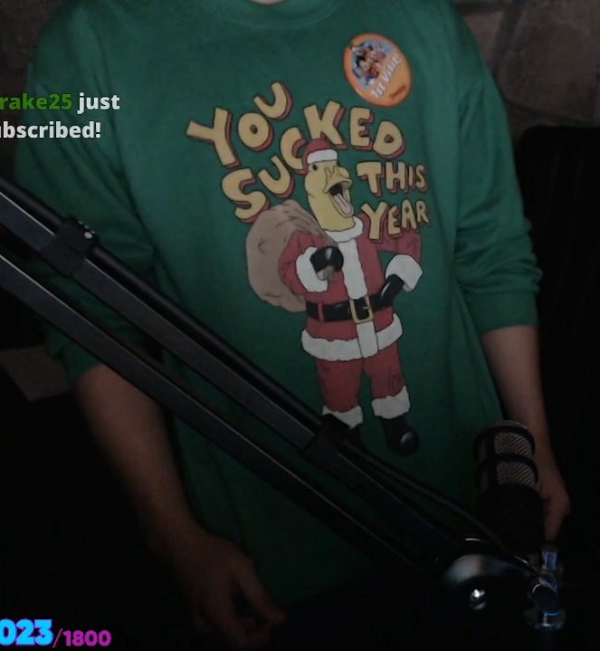 look at him flexing them