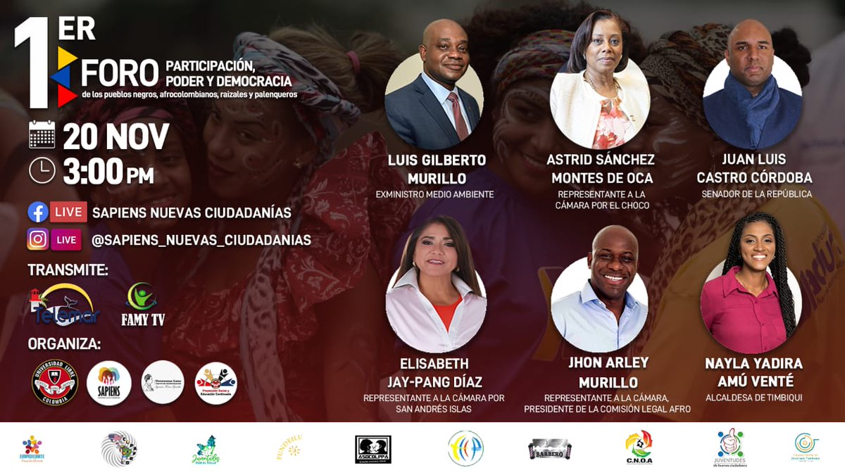 Después del valioso espacio del foro 1, éxitos también en el foro 2 mañana 🙌🏾, sábado 10am en redes Sapiens