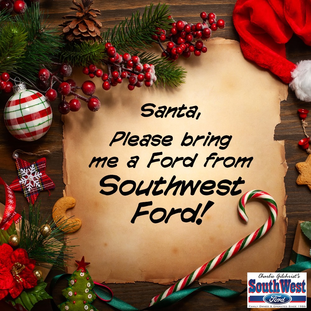SouthWestFord's tweet photo. Is a new Ford on your Christmas list? We've got you covered! Start shopping today: https://t.co/dhdn7APZCy https://t.co/QrUoRqpGNW