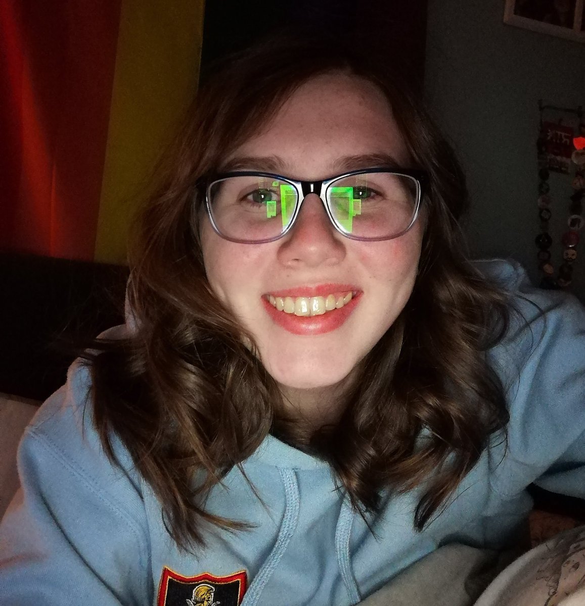 Curled my hair last night rather then doing Uni work