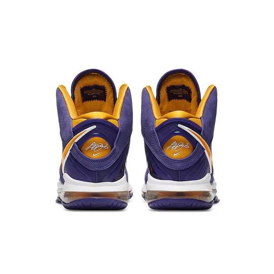 nicekicks's tweet image. The Nike LeBron 8 is back in the full “Lakers” fit. 🟣🟡