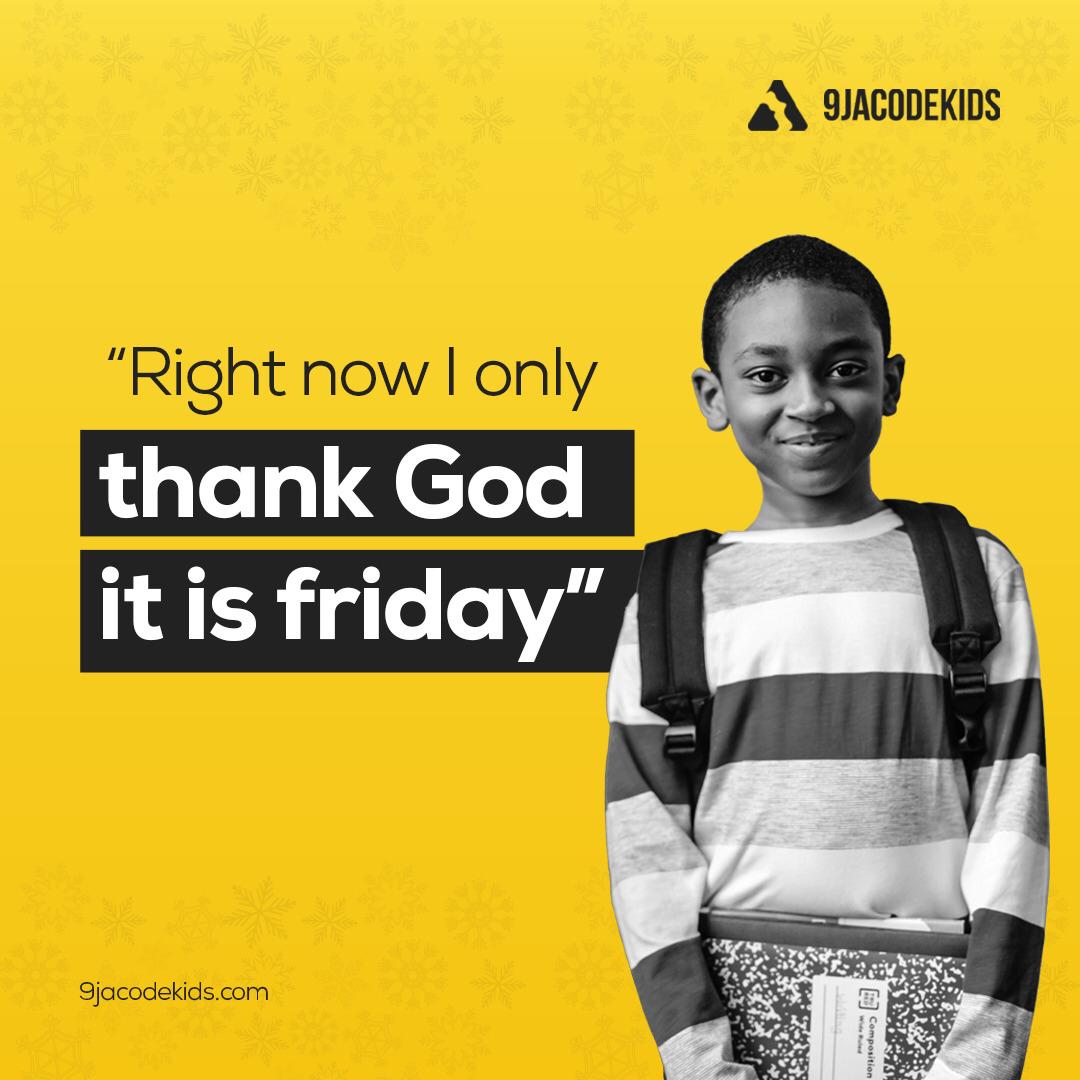9jacodekids's tweet image. We are excited it's Friday because, your kids can have a lot more time to create, and have fun with their hands-on projects and interesting games from our downloadable video courses for age 4-16.
#9jacodekids #codeiscatchingme #codinglessonsforkids #afterschoolcodingforkids