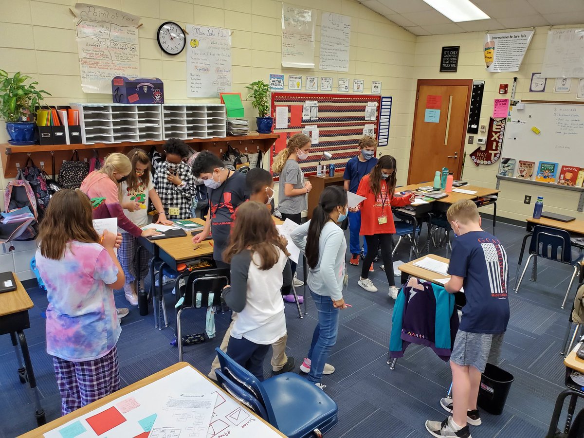 We turned our floor into a coordinate plane.  Students were airtraffic controllers and had to successfully navigate three planes to the landing strip.  The desk were "NO Fly Zones."  So much fun.<a href="/CarverES_RH/">GWC Elementary</a> #ItsShowtime #featurefilmfriday
