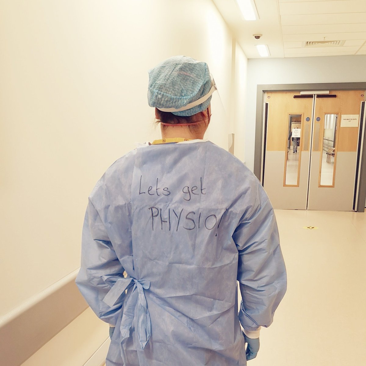 Because the banter will carry us through! Some great rehab in covid critical care this week ❤️ @LindsayD84