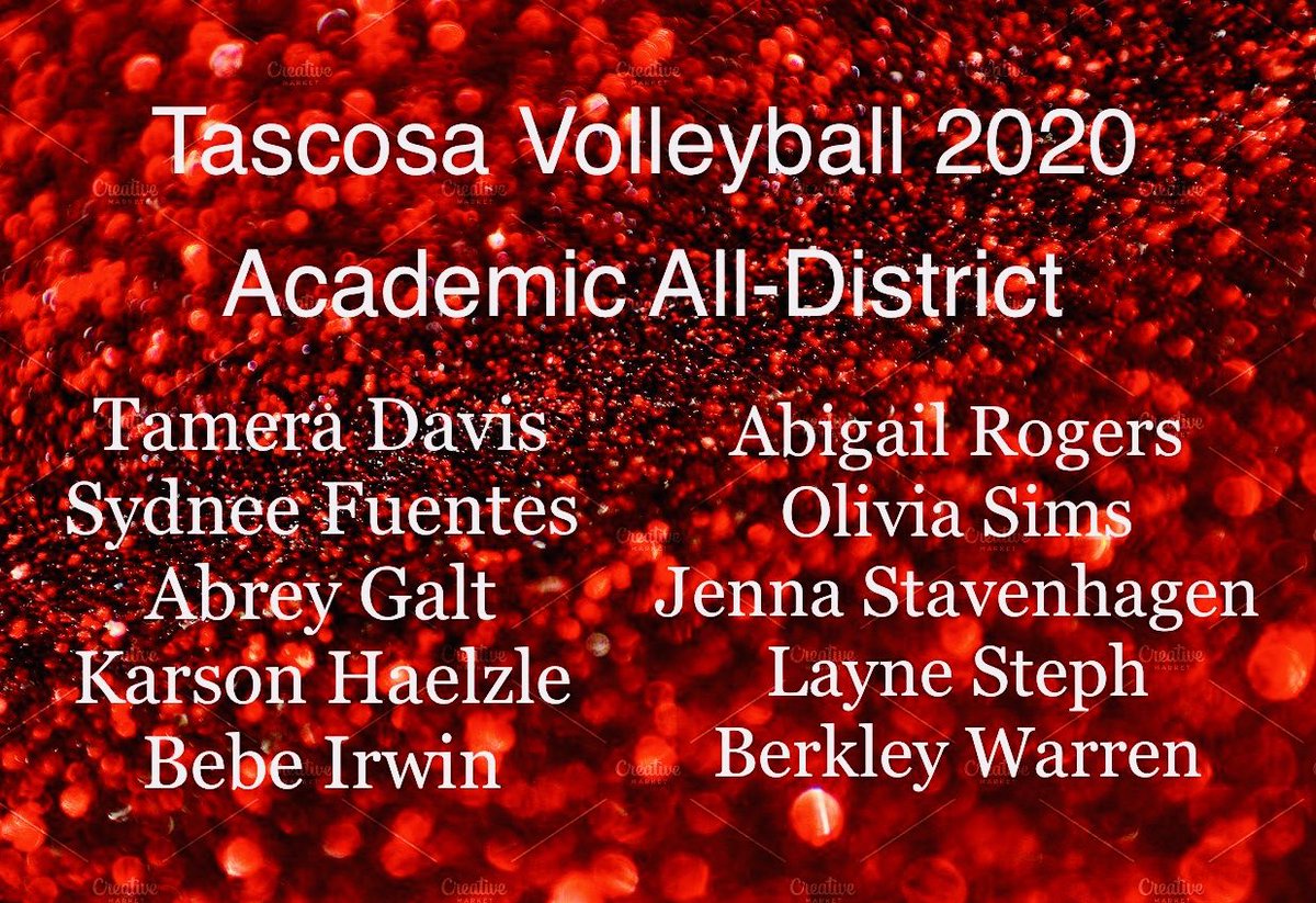 Congratulations to these outstanding Lady Rebels for excelling in the classroom and earning 3-5A Academic All-District honors. GoREBS! ❤️🏐🖤