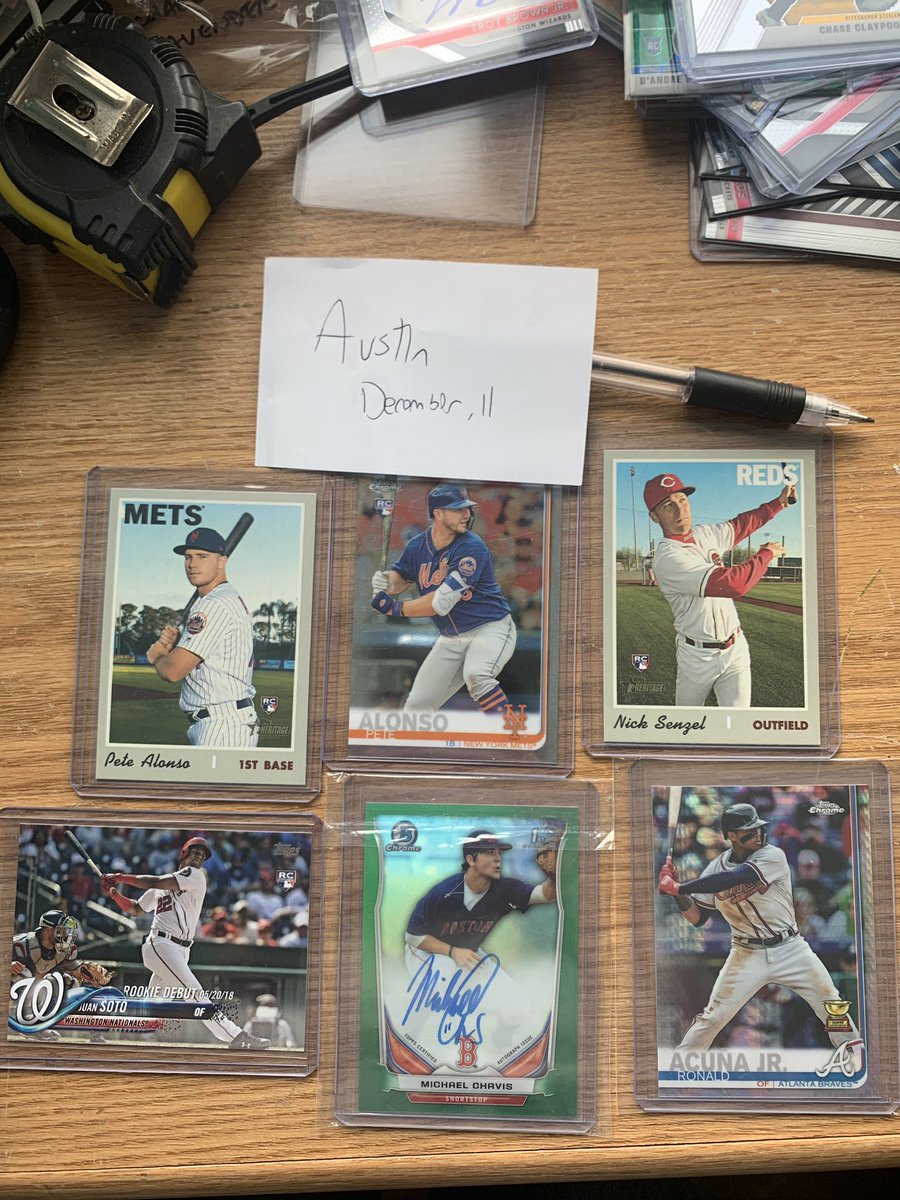 Cardchat's tweet image. Not $1 let me know any interest and I’ll get you a price! Steals all around!!!!!!
Message me for refs
Comment or pm 

@Hobby_Connect @HobbyConnector @sports_sell