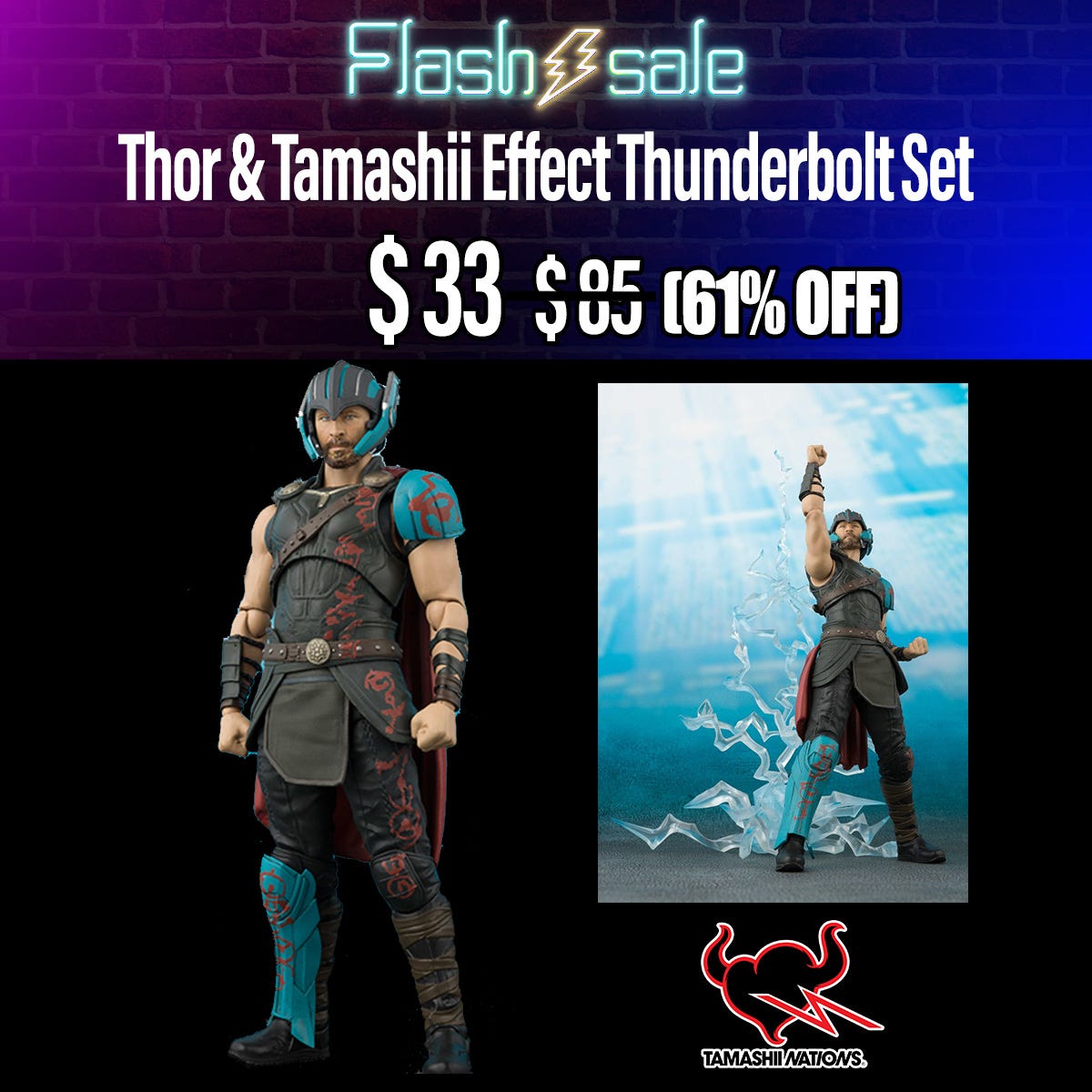 TamashiiNations's tweet photo. 1 Day Only - Save big on 12 different Tamashii items. 
https://t.co/vrRgL2PJch https://t.co/1sGO9rI2j7