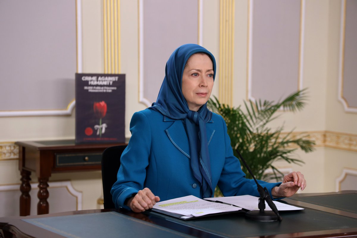 Maryam Rajavi tweet media