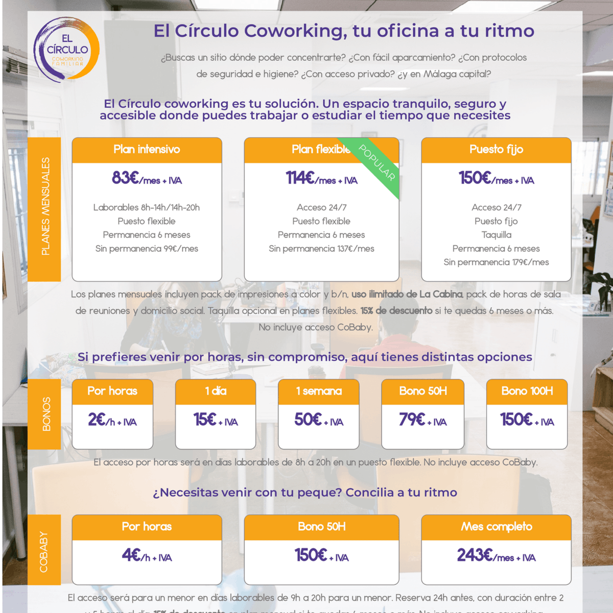 ElCirculoCF's tweet image. La #navidad ya está aquí, pero ¿te toca seguir trabajando en remoto? Conoce nuestra oferta para trabajar desde nuestro coworking y sacar la oficina de casa. Que el #teletrabajo está muy bien, pero tantos meses seguidos, ya cansa :-)
🔗 elcirculo.link/tarifas
#coworkingMalaga