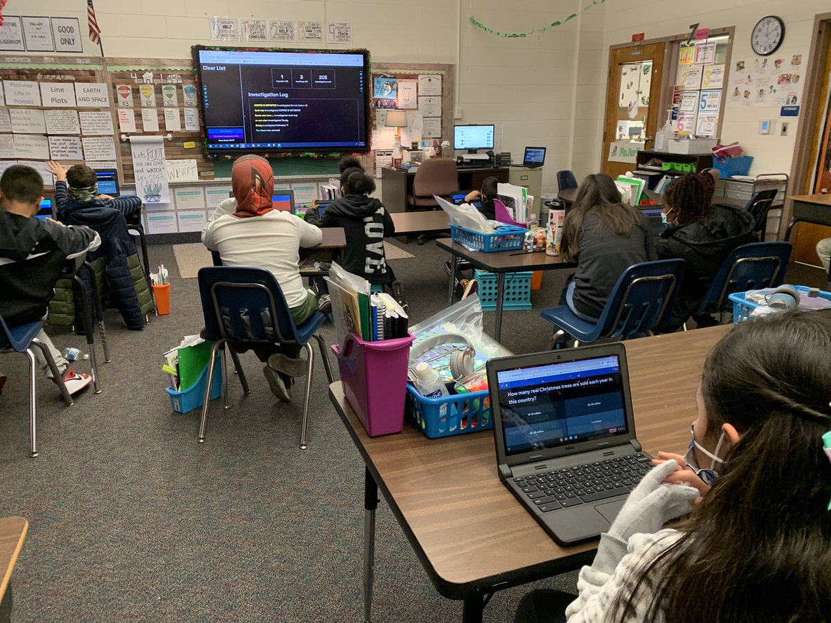 Christmas is Among Us! Ss researched historical Christmas-related information yesterday. Today, they used their research to answer questions on <a href="/Gimkit/">Gimkit</a>! Who is the Imposter? 🤷🏻‍♀️🎄<a href="/MCPS_Sunrise/">MCPS_Sunrise</a>