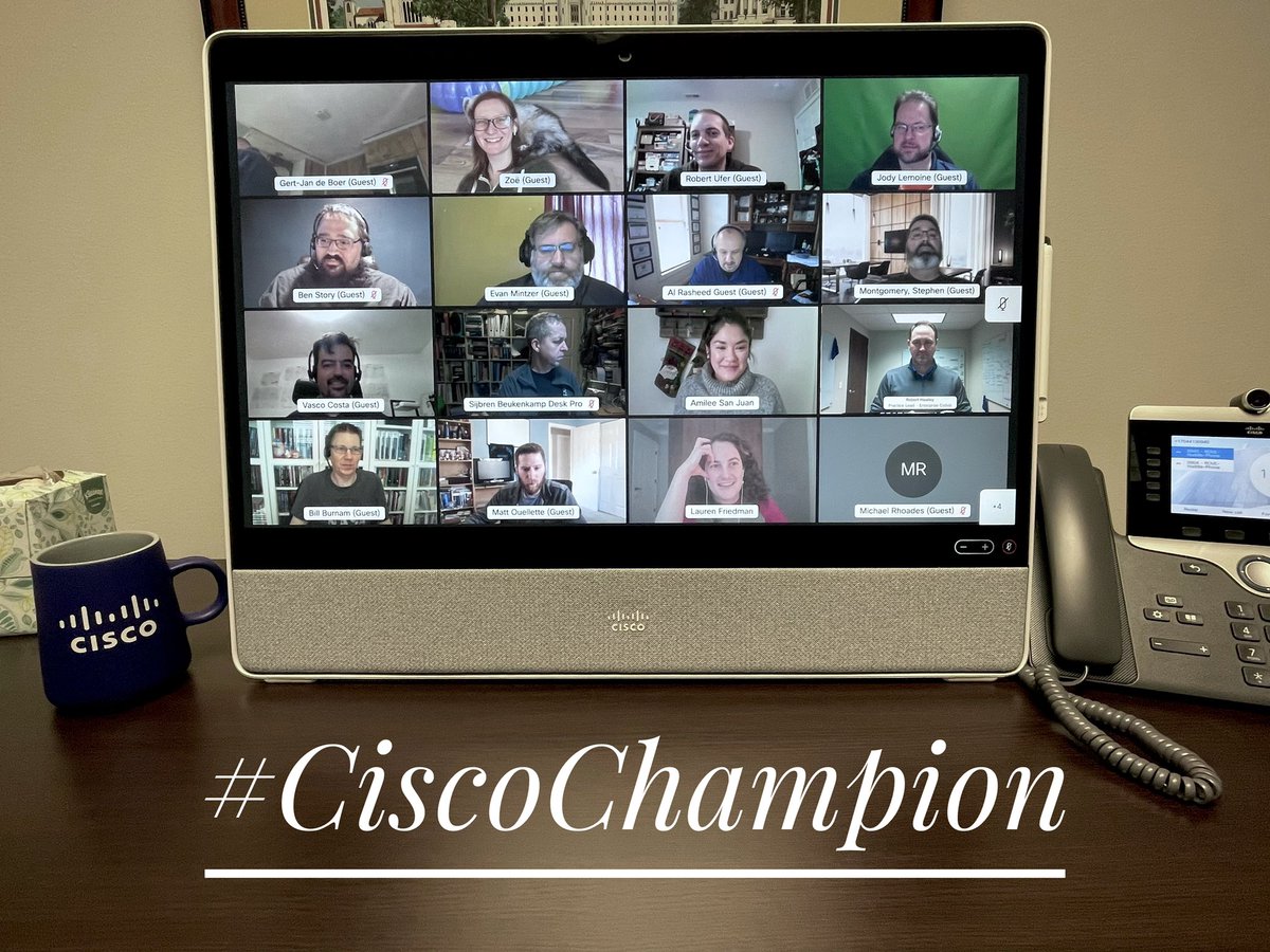 Just a regular casual coffee (or Tea) with my <a href="/CiscoChampion/">Cisco Insider Champion</a> friends. It’s always an interesting discussion with this group!  <a href="/WithRove/">ROVE</a> <a href="/Cisco/">Cisco</a> <a href="/Webex/">Webex</a>