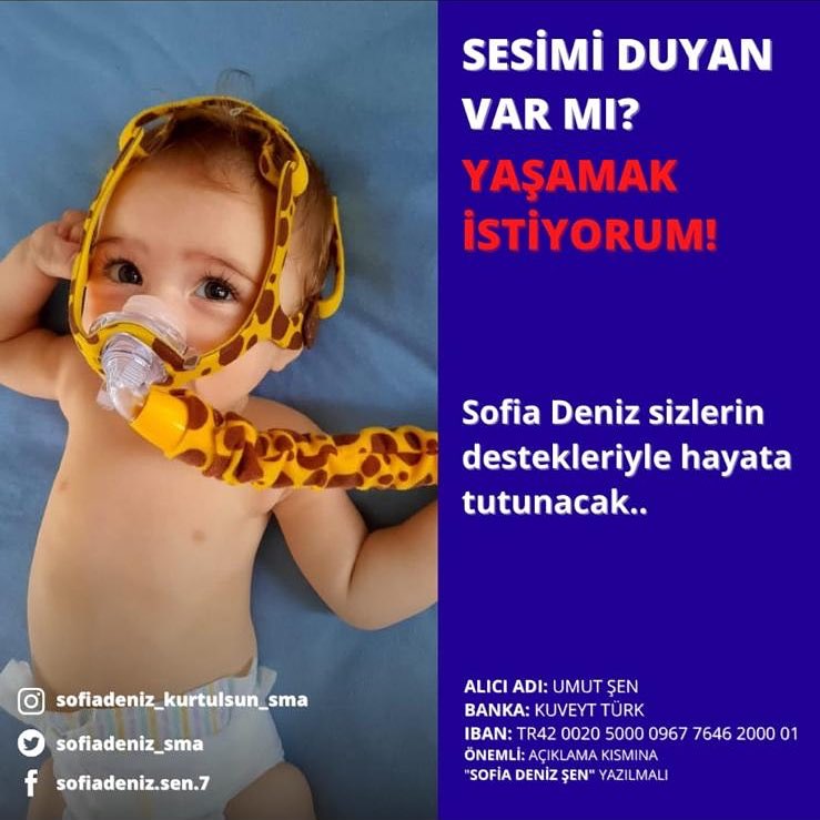 SMA, tedavisi olmayan değil, sadece tedavisi pahalı bir hastalıktır. Bu ülkede hiç bir çocuk para yüzünden ölmemeli. 
Çocuklar Nefes alsın 🙏
@FOXTurkiye <a href="/KanalD/">Kanal D</a> <a href="/atvcomtr/">atv</a> 

#ÇocuklarÖlürkenSuSMA