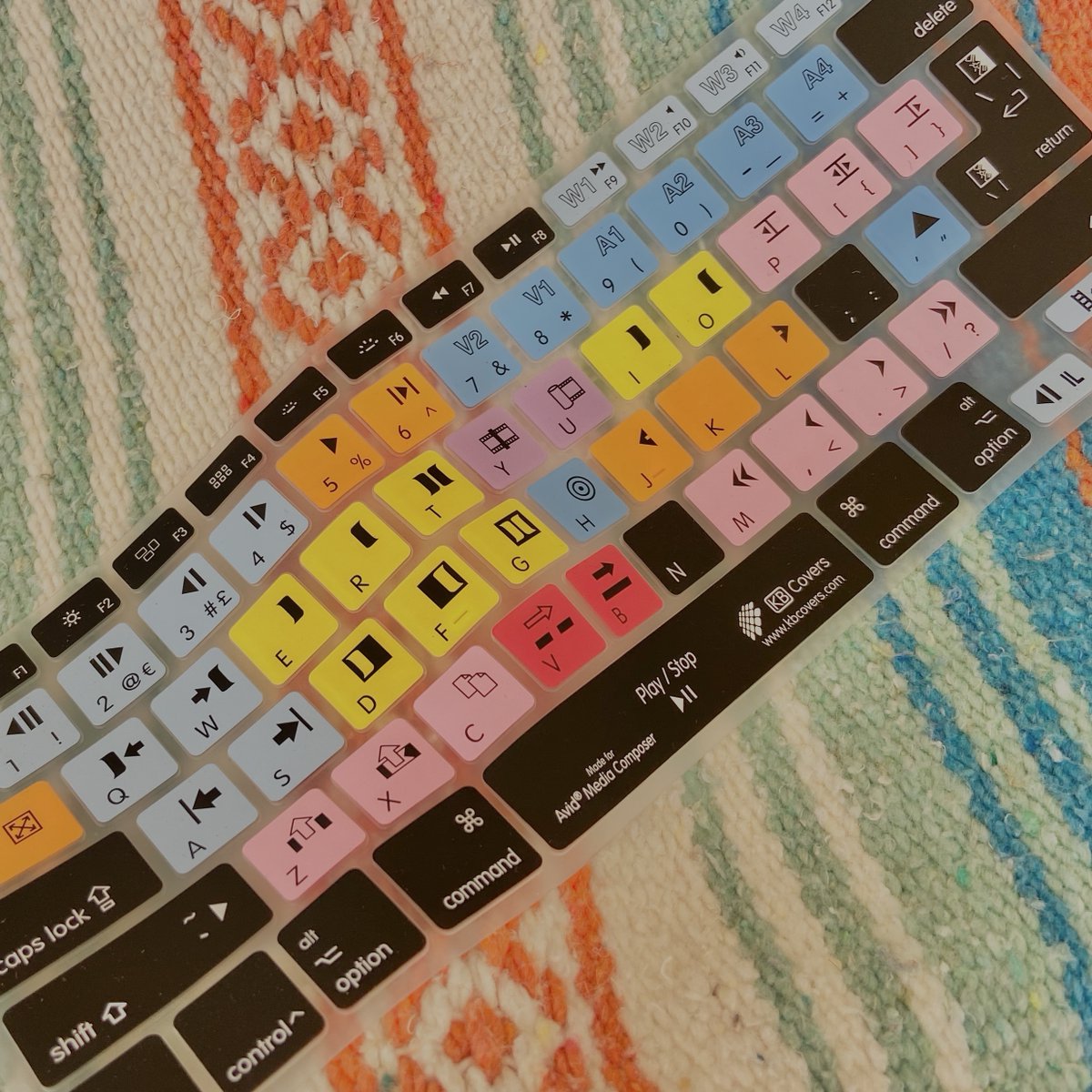 KBCovers's tweet photo. You love creating music, your fans love your new songs. Finish your projects much faster using our keyboard covers instead of wasting time trying to memorize shortcuts. 🎧🎼 
.
#KeyboardCovers #KeyboardSkins #OrderToday #DJs #AvidMediaComposer https://t.co/NO179gbQ2M