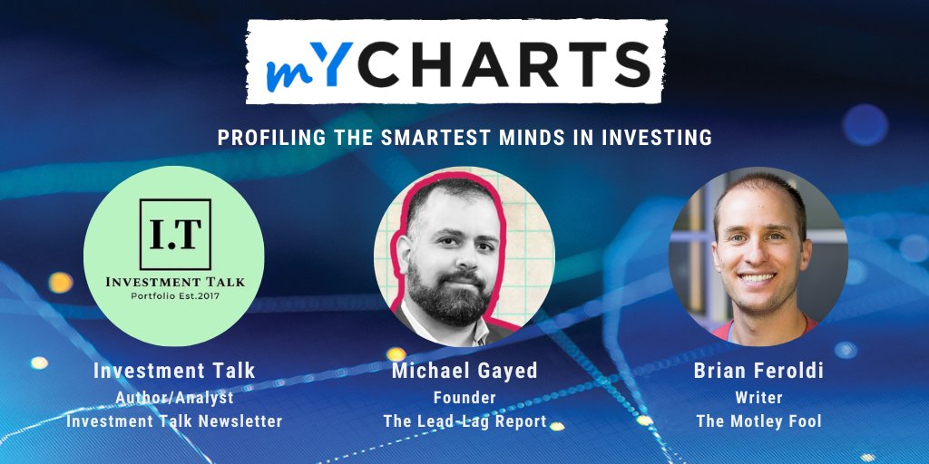 ycharts's tweet photo. ICYMI - Check out our latest #mYCharts blog profiles:
- Don't Go Chasing Yield w/ @InvestmentTalkk: https://t.co/1vCYxw9Oe9
- Risk On, Risk Off w/ @leadlagreport: https://t.co/yxCLwCllrc
- All Revenue Is Not Created Equal w/ @BrianFeroldi: https://t.co/t5Yiai8rr9 https://t.co/mjemPF4C4f