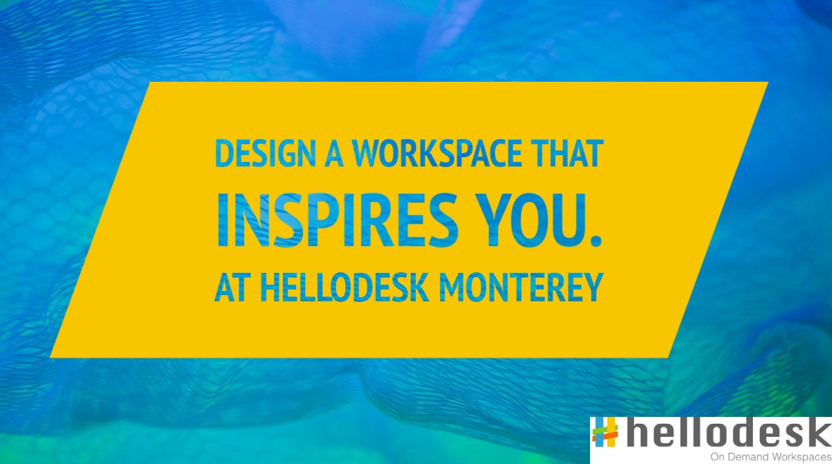 HellodeskHQ's tweet photo. Creativity needs room to grow.
Find your space at https://t.co/wmSNtk0BLE.
#hellodeskmonterey #monterey #creativity #workspace #coworkspace #coworkingspace #growyourbusiness #roomtogrow https://t.co/rk1z3s9YOI