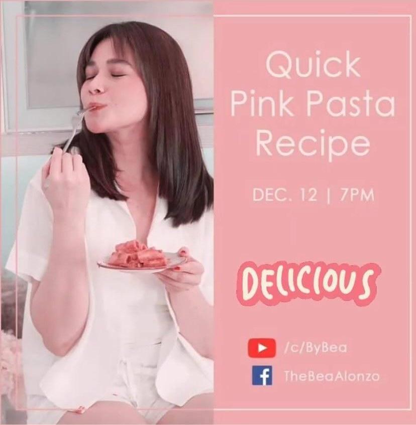 lab_jlc8bea's tweet photo. #BeaDoes Quick Pink pasta! Sharing this Pinky recipe for you tomorrow @ 7PM. See yeah! ππ
#LifeIsBEAutiful
Do't forget to Follow, Like & Subscribe!
π
#ByBea (Youtube Channel)
#TheBeaAlonzo (Facebook Page)
#beaalonzo https://t.co/0WUoEon8l1