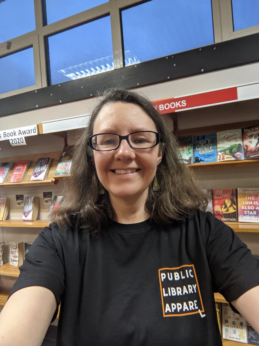 mrsshanksi's tweet photo. Excited to wear my new t shirt from @ApparelPublic in the school library #ExploreYourMind #VisitYourLibrary #LibraryLife https://t.co/GLzkw6CBx2