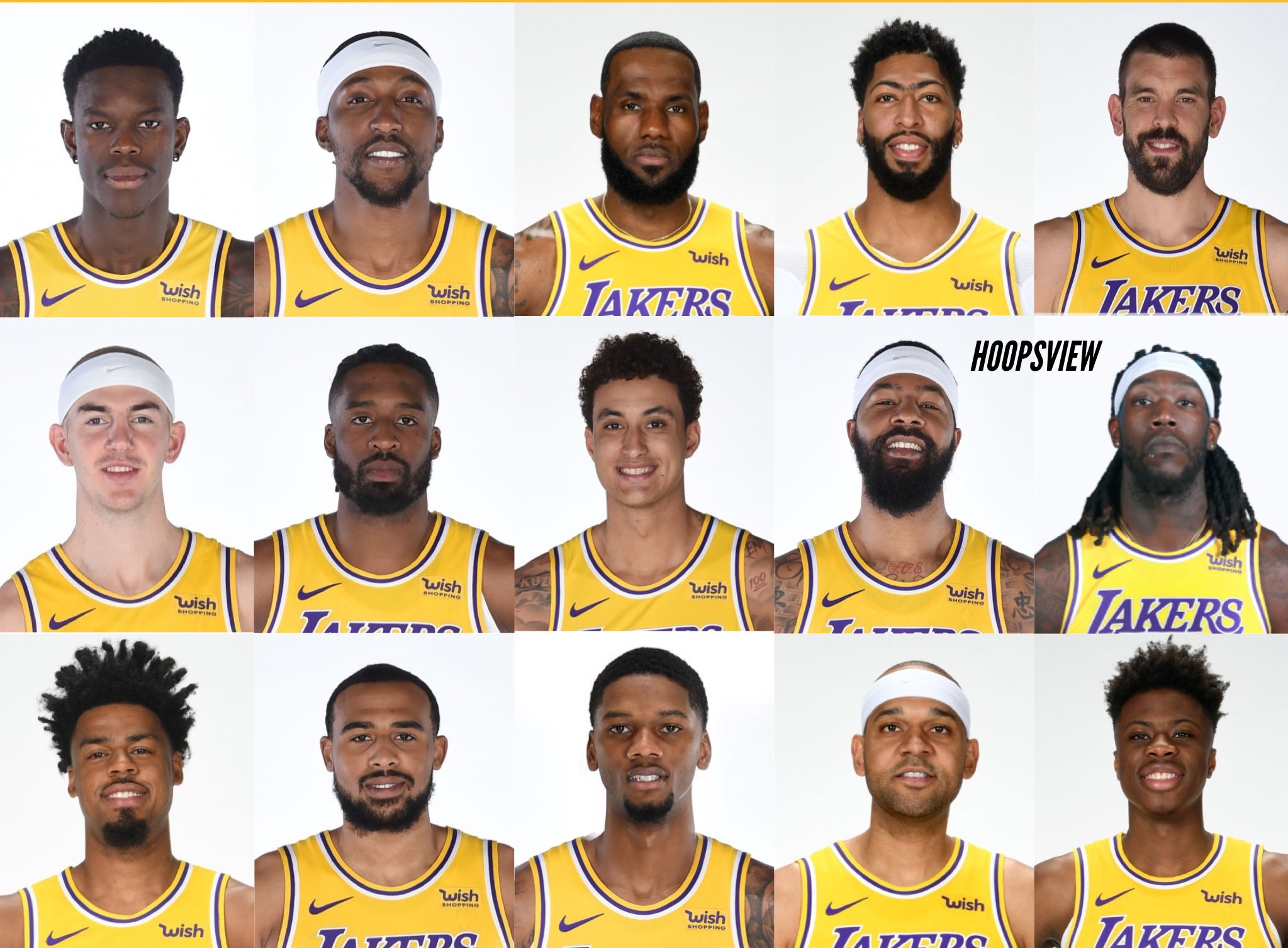 Los Angeles Lakers 2020-2021 Final Roster 