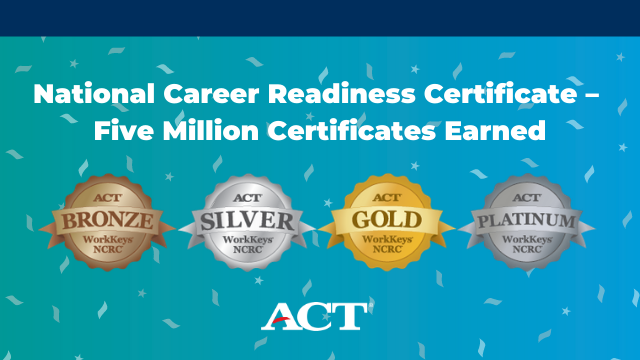 TonyGarife's tweet photo. The impact of COVID-19 has increased the need for portable credentials. The @ACT NCRC validates foundational workplace skills and can help job seekers, employers, &amp; communities. 

Today, we celebrate as more than 5 million NCRCs have been earned. Details: https://t.co/vXrdZ9asig https://t.co/q7Bdb7lrDC