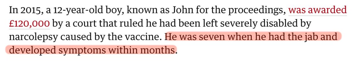 CryptoRichYT's tweet image. The last time a vaccine was rushed to market in the UK:

“...and developed symptoms within months.” 
theguardian.com/p/5qezp/stw 

Who knows what will show up in the next few months or so?

@MichaelYeadon3 @GordonDimmack @TFL1728 
#VaccineSafety #vaccineuk #Covid19UK
