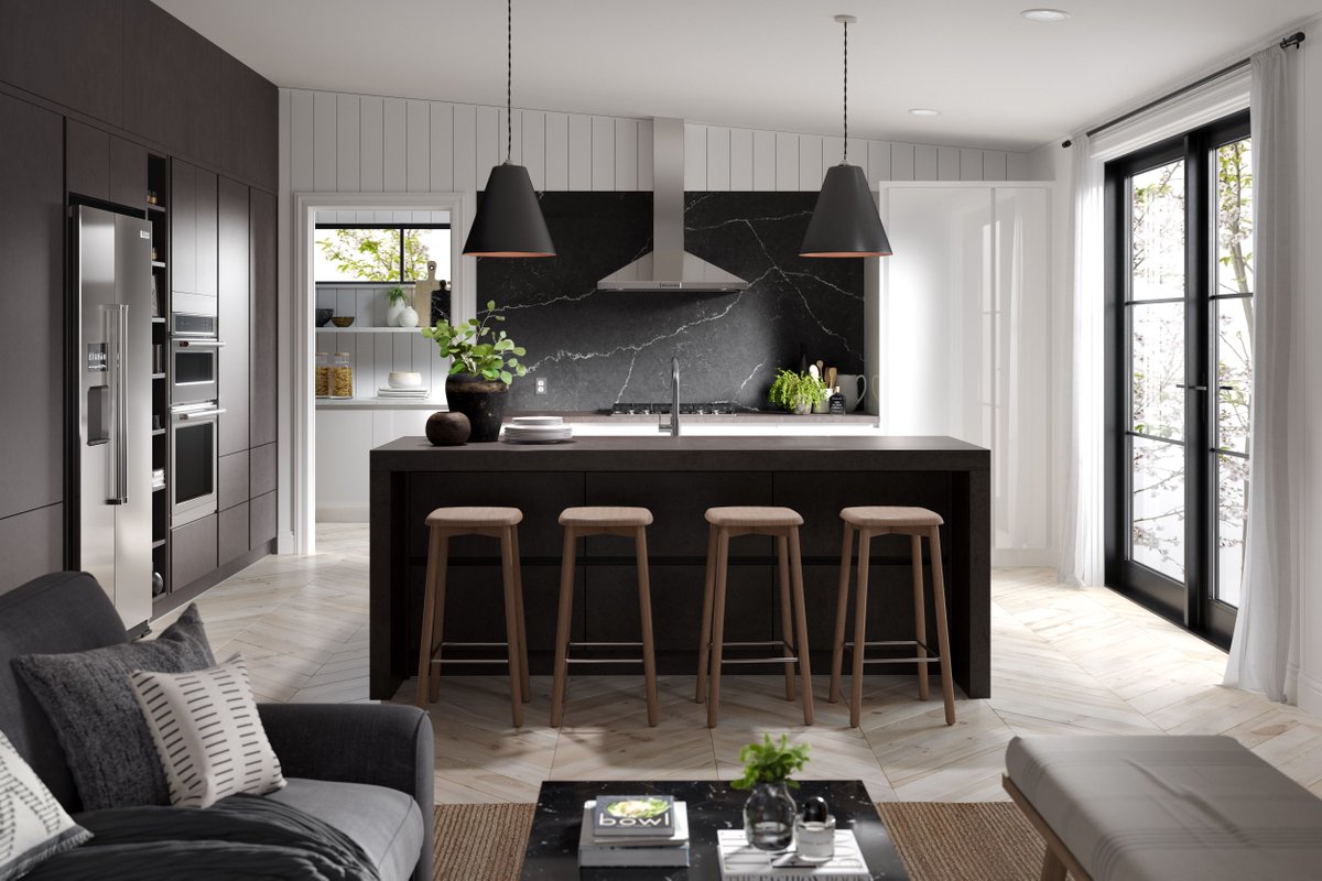 PikcellsUK's tweet image. Our designers have embraced a muted colour palette alongside a broad blend of textures and finishes to create this impressive modern kitchen interior.
#coronarenderer @CoronaRenderer @chaosgroup #cgivisualization #3drender #interiordesign #kitchendesign #kitchen #CGI #3D #3DSMax