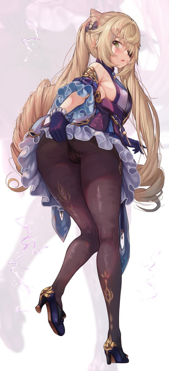 "..."

She knew something was out of order when she returned home and noticed some of her clothes were missing. After all, Keqing has sharp eyes.

"Care to explain Fischl?"