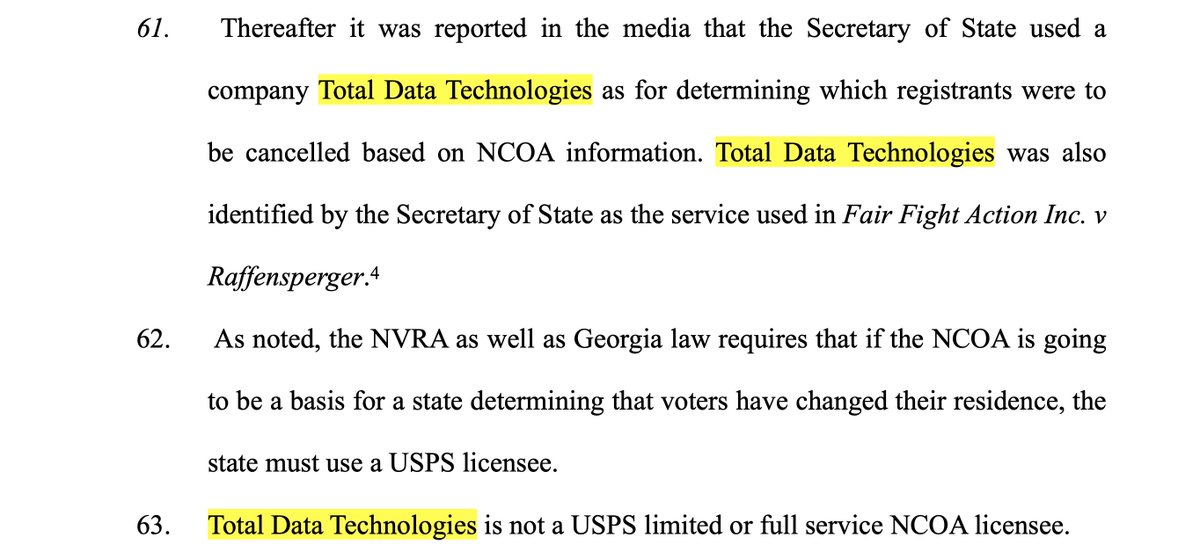 2. Georgia used Total Data Technologies to do this, but the complaint states they are not a USPS licensee.  https://www.gregpalast.com/wp-content/uploads/Fliled-Georgia-Complaint.pdf