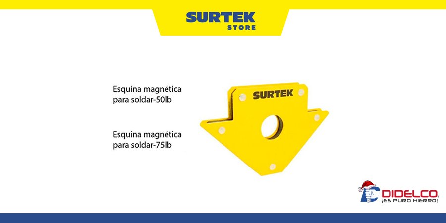 DidelcoSV's tweet photo. Que nunca falten los accesorios de batalla en tu taller, en nuestras Surtek Store encuentras #LoMejorEnFerretería. Didelco ¡Es Puro Hierro! #Urrea #Surtek #NosotrosSíLoCalibramos https://t.co/ss5j3xWSiq